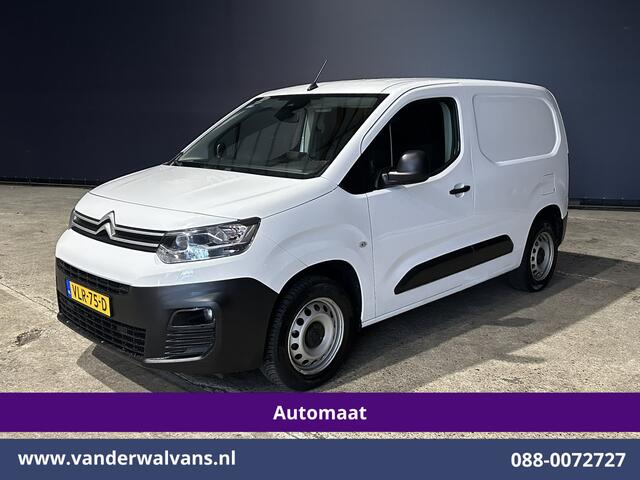 Citroen BERLINGO 1.5 BlueHDI 131pk Automaat L1H1 Euro6 Airco | 3-Zits | Apple Carplay | Android Auto | Cruisecontrol Parkeersensoren, Bijrijdersbank
