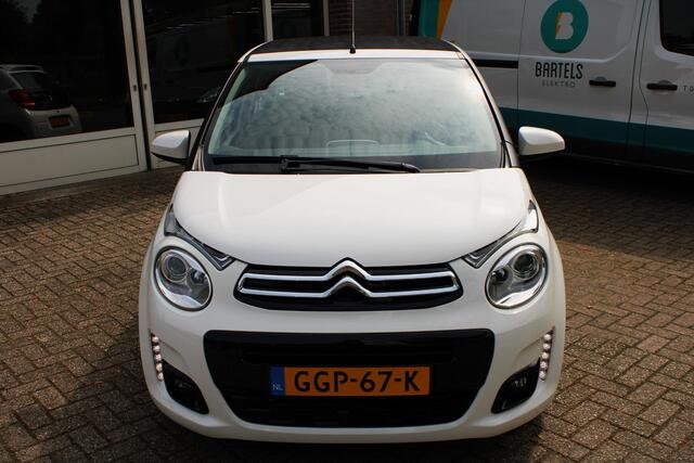 Citroen C1 Airscape Shine Airco, CC, Carplay, NAVI, Elektr. schuif/kantel dak, Parkeersens. A, Leder, 15" LMV