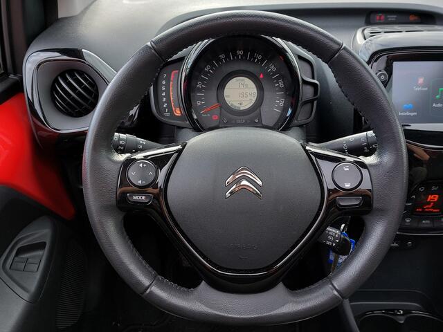 Citroen C1 1.0 VTi 72pk Airscape Shine 5-Deurs | Cabriodak | Apple Carplay + Android Auto | Clima | Achteruitrijcamera | Lichtsensor | Elek.Ramen+Spiegels | Privacy Glass | 15''lm