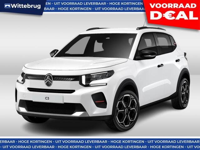 Citroen C3 1.2 Turbo 100pk Max UIT VOORRAAD LEVERBAAR - DIRECT RIJDEN