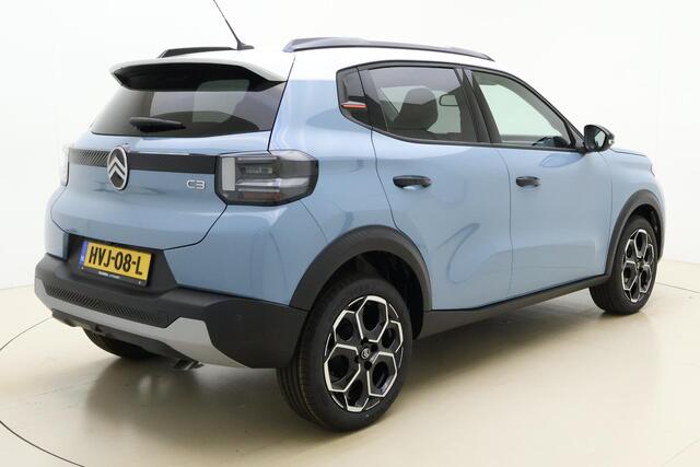 Citroen C3 1.2 Turbo You + Pack PLUS | Achteruit Rijcamera | Regensensor | Parkeer Sensoren Achter | Navigatie | Climate Control | Draadloze Apple Carplay & Android Auto | DAB+ | Airco