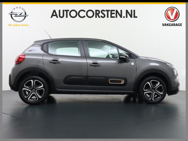 Citroen C3 1.2I 83PK Navi Ecc Apple Carplay Android Auto Cruise Control C-Series 16"lm Regensensor Spoorassistent ldws Bluetooth Pack Safety Lmv Origin. NLse auto ¤ 24.000 nieuw! 1e Eigenaar