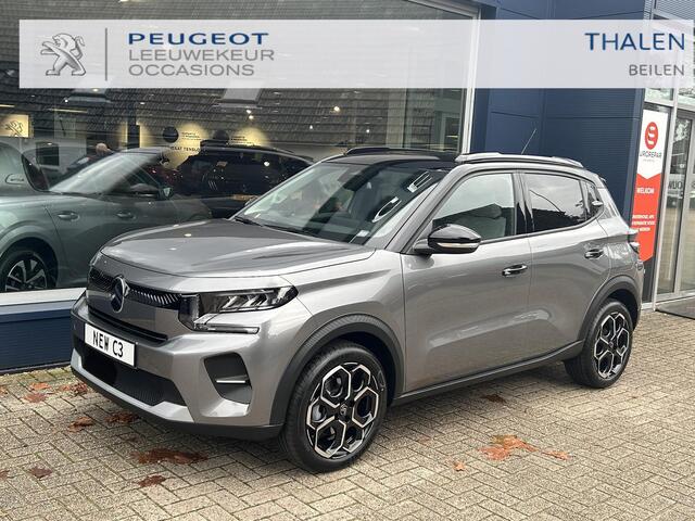 Citroen C3 1.2 Turbo 100pk Max | ¤ 2.000 VOORRAAD VOORDEEL | Nieuwe Auto | Navigatie | Parkeer Camera + Sensoren achterzijde | Lichtmetalen Velgen | Hoge zitpositie | LED Verlichting | Climate control | Cruise control | DAB+ Radio |