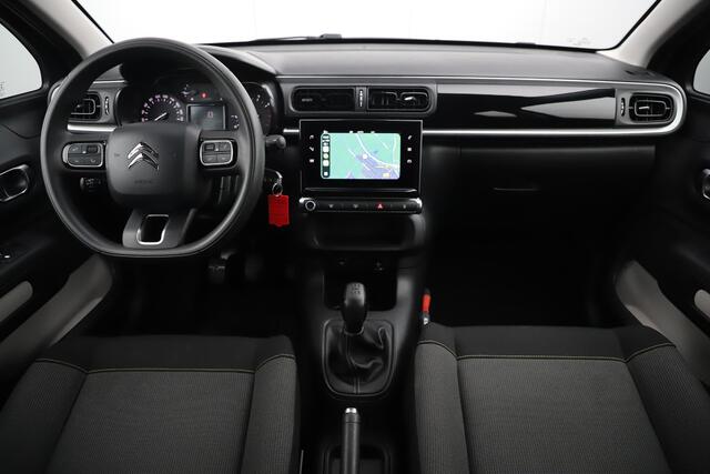 Citroen C3 1.2 PureTech Feel Carplay Android Navigatie Climate Cruise Control Rijstrooksensor Parkeersensor All-season banden!