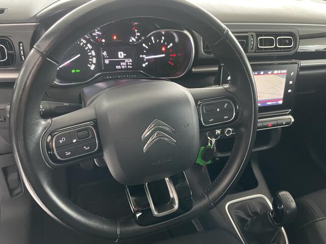 Citroen C3 1.2 PureTech S&S Feel Edition Airco - Cruise control - Parkeersensoren achter - Navigatiesysteem - Mistlampen voor - Bluetooth - Start/stop systeem - stuur multifunctioneel