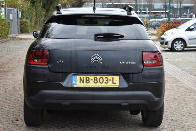 Citroen C4 CACTUS 1.2 PureTech Shine Airbump Blackline | NL-Auto | Nav | Cruise Cotrol | PDC achter | LM-Velgen allweather | NAP | Distributie vervangen