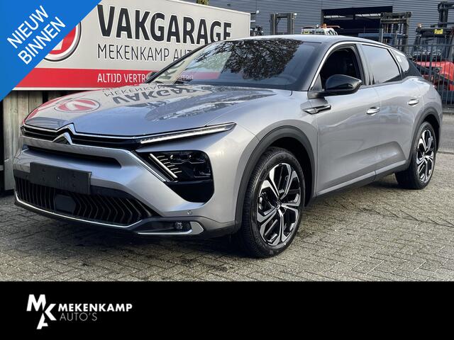 Citroen C5 X 1.6 Plug-in Hybrid Business Plus 19''/Leder/Dodehoek/Head-up Display/Keyles/Stuur+stoelverwarming/Voorruitverwarming/DAB+/Camera