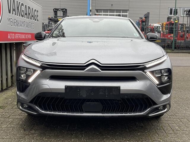 Citroen C5 X 1.6 Plug-in Hybrid Shine 19''/Trekhaak/Leder/Dodehoek/Head-up Display/Keyles/Stuur+stoelverwarming/Voorruitverwarming/DAB+/Camera
