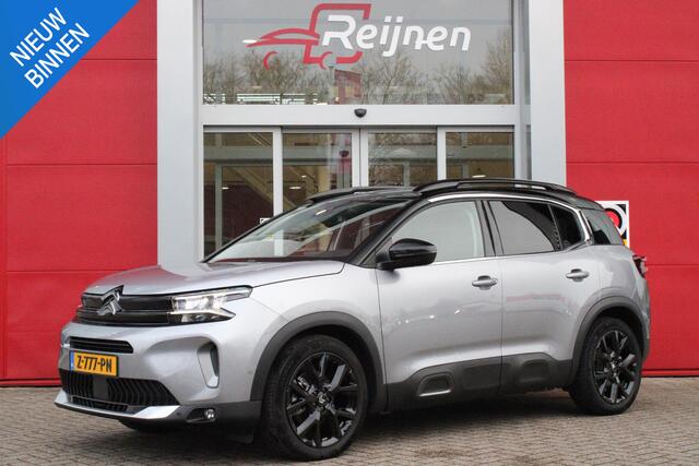 Citroen C5 Aircross 1.2 136PK AUTOMAAT Hybrid ë-SERIES | ELEKTRISCH BEDIENBARE BESTUURDERSSTOEL | APPLE CARPLAY/ANDROID AUTO | NAVIGATIE | FULL LED KOPLAMPEN | CLIMATE CONTROL | DAB+ RADIO | 19" LICHTMETALEN VELGEN | KEYLESS ENTRY/START | DODEHOEK DETECTIE | ADAPTIV
