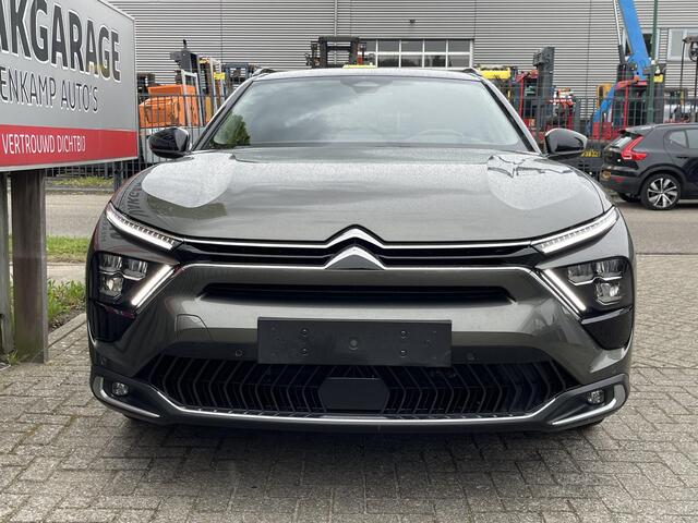Citroen C5 X 1.6 Plug-in Hybrid Shine 19''/Leder + memory/Dodehoek/Head-up display/Keyless/Stuur+stoelverwarming/Voorruitverwarming/DAB+/Camera