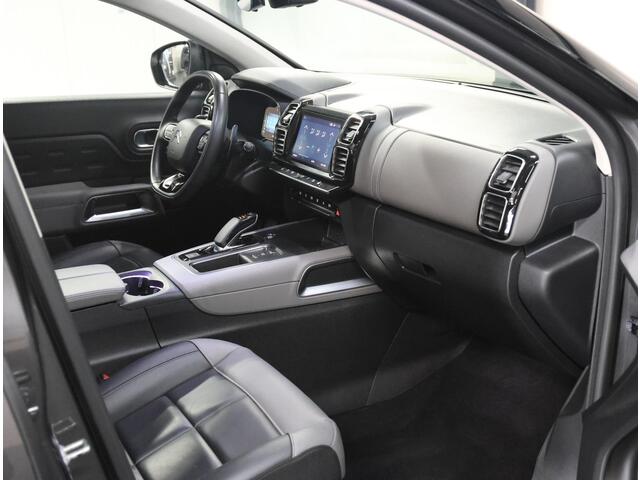 Citroen C5 Aircross 1.6 Plug-in Hybrid 225PK Shine | AppleCarPlay/AndroidAuto | 360'Camera | LEER | Glazen schuifdak | Cruise Control | 19''LMV | Stoelverwarming | Navigatie | Isofix | Privacy Glass | Elektrische Klep