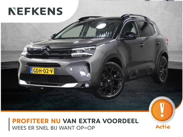 Citroen C5 Aircross 1.2 Hybrid 145PK ë-Series | AppleCarPlay/AndroidAuto | Camera | Cruise Control | 19''LMV | Stoelverwarming | Navigatie | Isofix | Privacy Glass | Two-Tone | Parkeersensoren |