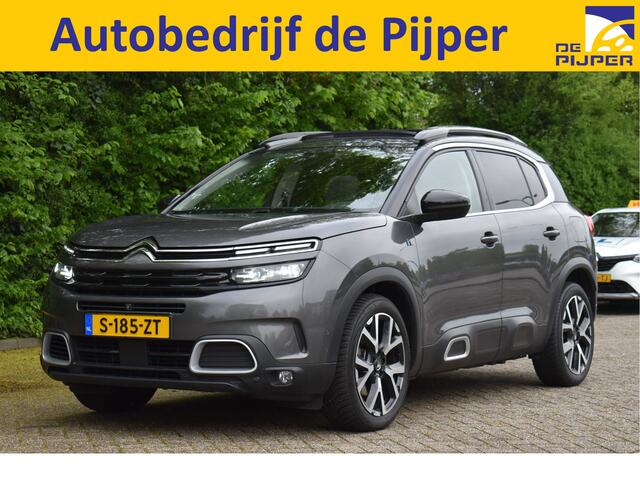 Citroen C5 Aircross 1.6 Hybrid Shine VOL, OPEN DAK, CAMERA, LEDER, STOELVERW, KEYLESS, CARPLAY, FULL LED, LM-VELGEN 19"