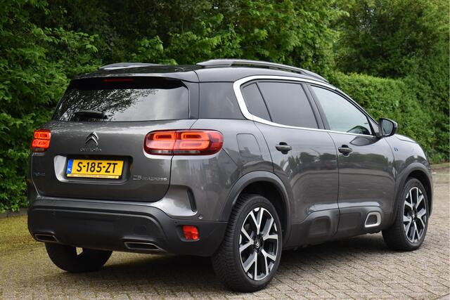 Citroen C5 Aircross 1.6 Hybrid Shine VOL, OPEN DAK, CAMERA, LEDER, STOELVERW, KEYLESS, CARPLAY, FULL LED, LM-VELGEN 19"