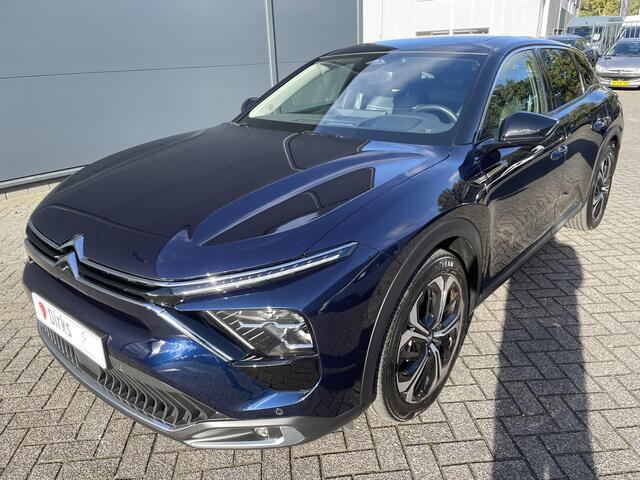 Citroen C5 X 225pk Hybrid Shine Pack (Elektrisch Schuifdak - Leder incl verwarming/geheugen - HiFi - Elektrische Klep - 360gr Camera - Adaptieve Cruise Controle - Keyless Entry - Headup - LED - Stuurwielverwarming)