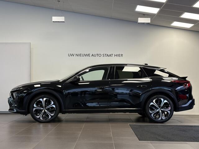 Citroen C5 X Plus 1.2 Turbo 130pk EAT8 | KEYLESS ENTRY | LEDER | CAMERA | STOEL+STUUR+VOORRUITVERW. | ADAPTIVE CRUISE | HEAD-UP | ALL-SEASONBANDEN