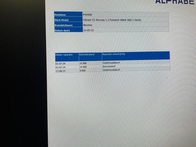 Citroen C5 1.2 PureTech C-Series - Digitaal Cockpit, Carplay, Camera, Cruise, Navi, Afn. Trekhaak