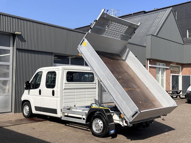 Citroen JUMPER 35 2.0 HDi L3 DC Airco Cruise controle Kipper Kieper Trekhaak 2500 kg trekgewicht 7-Persoons Telefoonverbinding 1e eigenaar open laadbak Pick-up P-up Euro 6 Bpm vrij!!