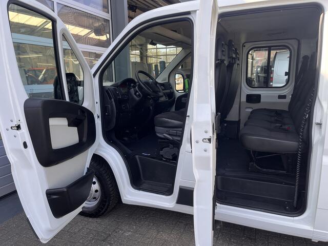 Citroen JUMPER 35 2.0 HDi L3 DC Airco Cruise controle Kipper Kieper Trekhaak 2500 kg trekgewicht 7-Persoons Telefoonverbinding 1e eigenaar open laadbak Pick-up P-up Euro 6 Bpm vrij!!
