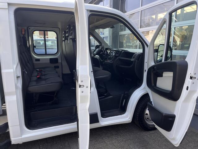 Citroen JUMPER 35 2.0 HDi L3 DC Airco Cruise controle Kipper Kieper Trekhaak 2500 kg trekgewicht 7-Persoons Telefoonverbinding 1e eigenaar open laadbak Pick-up P-up Euro 6 Bpm vrij!!