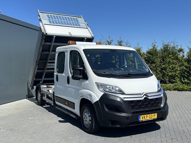 Citroen JUMPER 2.2 BlueHDi 141 PK EURO 6 / L4 MAXI / KIPPER / 7 PERS / DUBBELE CABINE / PICK UP / 2.5 TONS TREKHAAK / LED
