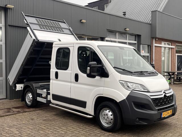 Citroen JUMPER 35 2.0 BlueHDi DC Euro 6 Kipper Kieper Trekhaak 2500 kg trekgewicht 7-Persoons Telefoonverbinding 1e eigenaar open laadbak Pick-up P-up
