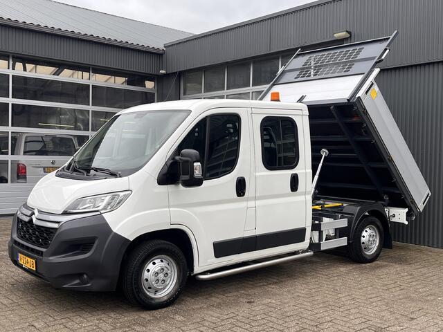 Citroen JUMPER 35 2.0 BlueHDi DC Euro 6 Kipper Kieper Trekhaak 2500 kg trekgewicht 7-Persoons Telefoonverbinding 1e eigenaar open laadbak Pick-up P-up