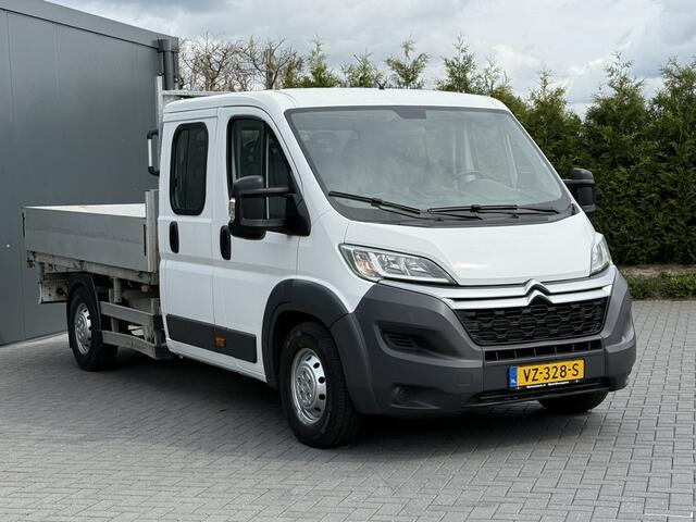 Citroen JUMPER 2.2 HDI 150 PK ZWAAR / 3 ZIJDIGE KIPPER / L4 MAXI / 1e EIG. / 7 PERSOONS DUBBEL CABINE / AIRCO / NAVI / CAMERA / 3 TONS TREKHAAK