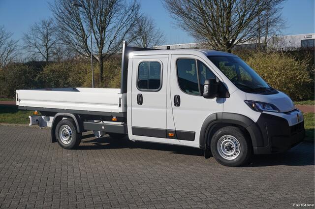 Citroen JUMPER 35 Heavy DOKA 140PK L4 Open Laadbak 10" Scherm, Navi, Airco, Cruise!! NR. B403*