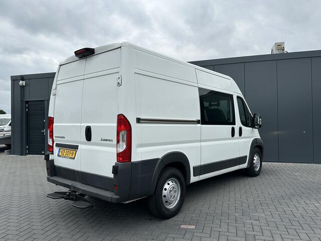 Citroen JUMPER 2.2 HDI 131 PK ZWAAR / L2H2 / 7-PERS DUBBELE CABINE / AIRCO / 3 TONS TREKHAAK / CAMERA / INRICHTING