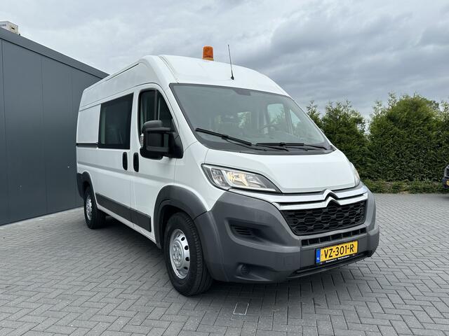Citroen JUMPER 2.2 HDI 131 PK ZWAAR / L2H2 / 7-PERS DUBBELE CABINE / AIRCO / 3 TONS TREKHAAK / CAMERA / INRICHTING
