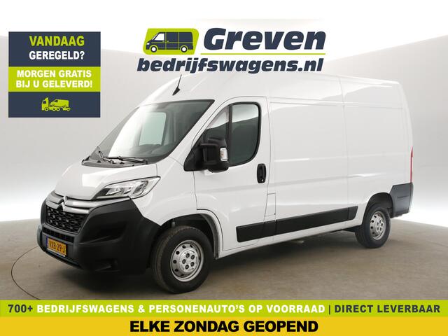 Citroen JUMPER 2.2 BlueHDi L2H2 140PK Airco Cruise Navigatie PDC 3 Persoons Elektrpakket Schuifdeur