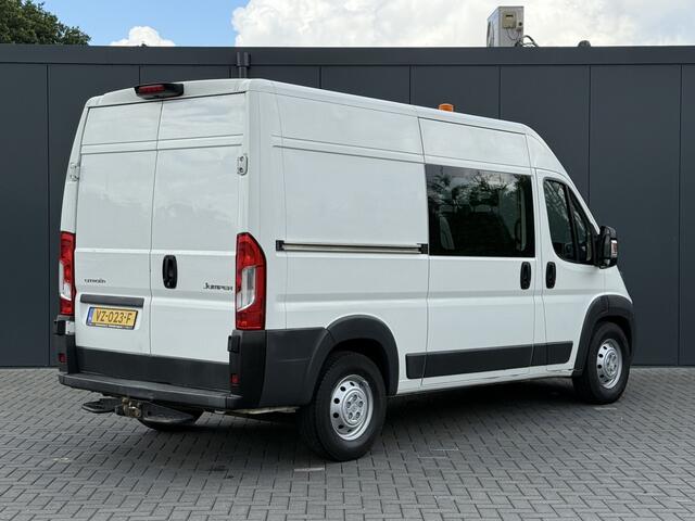 Citroen JUMPER 2.2 HDI 131 PK ZWAAR / L2H2 / 1e EIG. / 7-PERS DUBBELE CABINE / AIRCO / 3 TONS TREKHAAK / CAMERA / INRICHTING