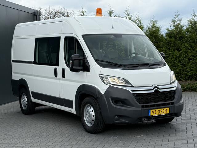 Citroen JUMPER 2.2 HDI 131 PK ZWAAR / L2H2 / 1e EIG. / 7-PERS DUBBELE CABINE / AIRCO / 3 TONS TREKHAAK / CAMERA / INRICHTING