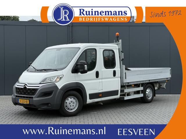 Citroen JUMPER 2.2 HDI 150 PK PICK UP / M50 MAXILIFT KRAAN / L4 MAXI / 1e EIG. / 7 PERS. DUBBEL CABINE / AIRCO / NAVI / CAMERA / 3 TONS TREKHAAK