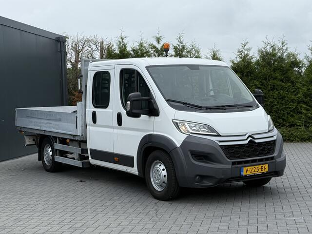 Citroen JUMPER 2.2 HDI 150 PK PICK UP / M50 MAXILIFT KRAAN / L4 MAXI / 1e EIG. / 7 PERS. DUBBEL CABINE / AIRCO / NAVI / CAMERA / 3 TONS TREKHAAK