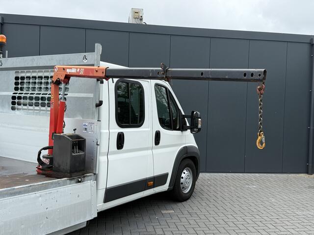 Citroen JUMPER 2.2 HDI 150 PK PICK UP / M50 MAXILIFT KRAAN / L4 MAXI / 1e EIG. / 7 PERS. DUBBEL CABINE / AIRCO / NAVI / CAMERA / 3 TONS TREKHAAK