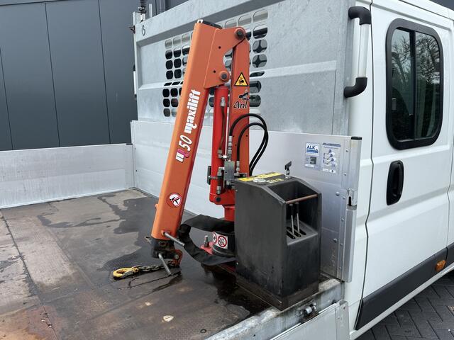 Citroen JUMPER 2.2 HDI 150 PK PICK UP / M50 MAXILIFT KRAAN / L4 MAXI / 1e EIG. / 7 PERS. DUBBEL CABINE / AIRCO / NAVI / CAMERA / 3 TONS TREKHAAK