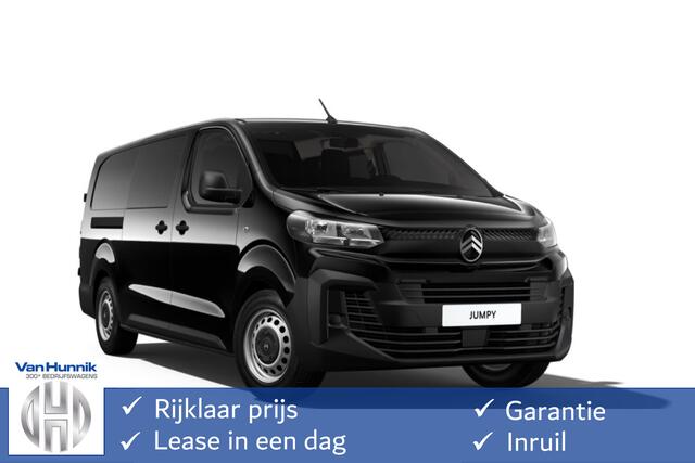 Citroen JUMPY 2.0D 180PK EAT8 Aut L3H1 Dubbel Cabine 2x Schuifdeur, Apple CP/ Android A/ Cam, Cruise!! Nr. J22*