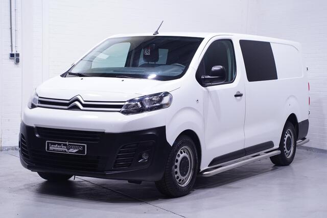 Citroen JUMPY 2.0 HDI 120 pk Club XL Dubbel Cabine 6-Zits Airco ECC, Apple Carplay, Cruise Control, NAP, Sidebars