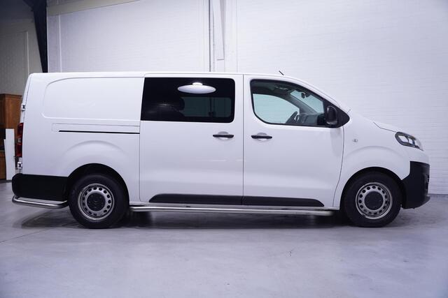 Citroen JUMPY 2.0 HDI 120 pk Club XL Dubbel Cabine 6-Zits Airco ECC, Apple Carplay, Cruise Control, NAP, Sidebars