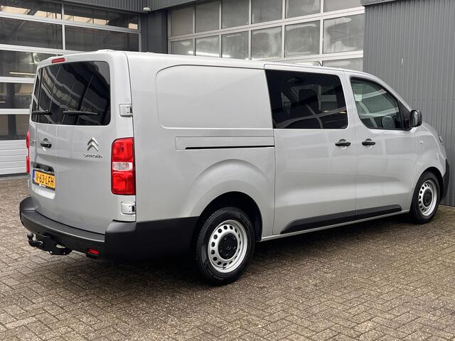 Citroen JUMPY 2.0 HDI 120 XL DC BTW en BPM vrij!! Airco Cruise controle Trekhaak 2500kg Navigatiesysteem 5-Persoons Parkeerhulp achter Apple carplay 1e eigenaar Euro 6 Bpm en Btw vrij voor particulier gebruik !!