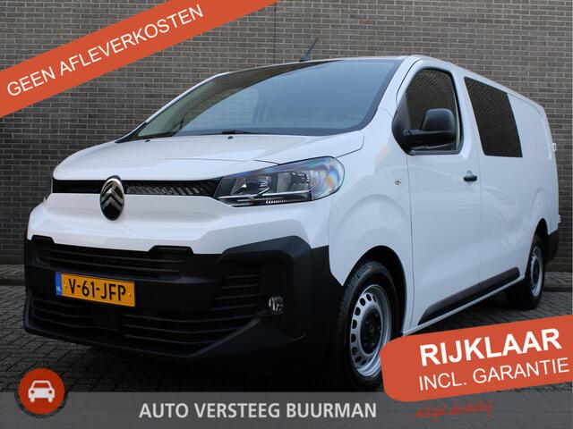 Citroen JUMPY 2.0 BlueHDI 145PK EAT8 Automaat L3 Dubbele Cabine Cruise & Climate control, Navigatie, Radio/DAB, Bluetooth, Pack City Plus