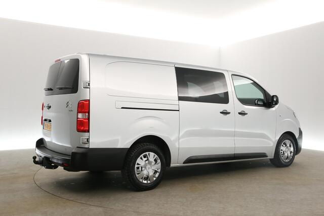 Citroen JUMPY 2.0 BlueHDI L3H1 | MARGE! | Dubbele Cabine | 5 Persoons | Airco Cruise Carplay Navigatie PDC Trekhaak