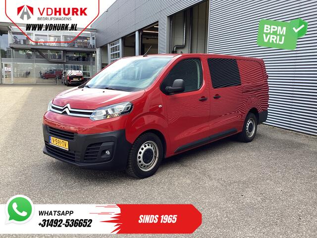 Citroen JUMPY 2.0 HDI 120 pk L3 DC Dubbel Cabine BPM VRIJ! 2x Schuifdeur/ 2.5t Trekverm./ PDC/ Cruise/ Airco