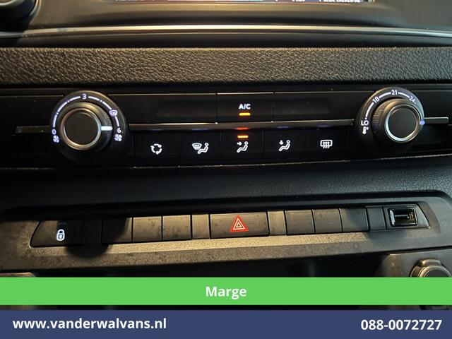 Citroen JUMPY 2.0 BlueHDI **MARGE, GEEN BTW** 123pk L3H1 Dubbele cabine Euro6 Airco | 6-Zits | 2x Zijdeur | Naviatie 2500kg trekhaak, Apple Carplay, Android Auto, Cruiscontrol, Parkeersensoren