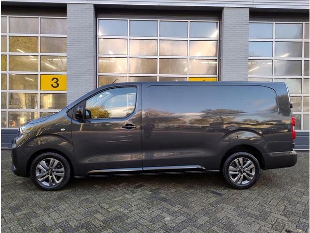 Citroen JUMPY L3 2.0 BlueHDi 180pk EAT8 AUTOMAAT | BPM vrij | Houten afwerking laadruimte | Trekhaak | Passagiersstoel | NAVI | Apple Carplay | Android Auto | Achteruitrijcamera | Parkeersensoren achter | LED koplampen | Keyless Entry | Climate control | Stuurverwarmin