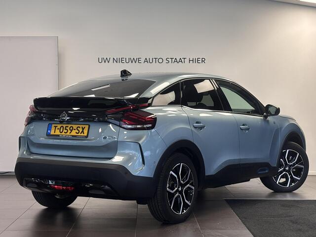 Citroen ë-C4 Shine 50kWh EV 136pk AUTOMAAT | UNIEKE KM-STAND! | LEDER | ADAPTIVE CRUISE | NAVI | STOEL+STUURVERW. | APPLE CARPLAY / ANDROID AUTO | CAMERA | CLIMA | DAB+