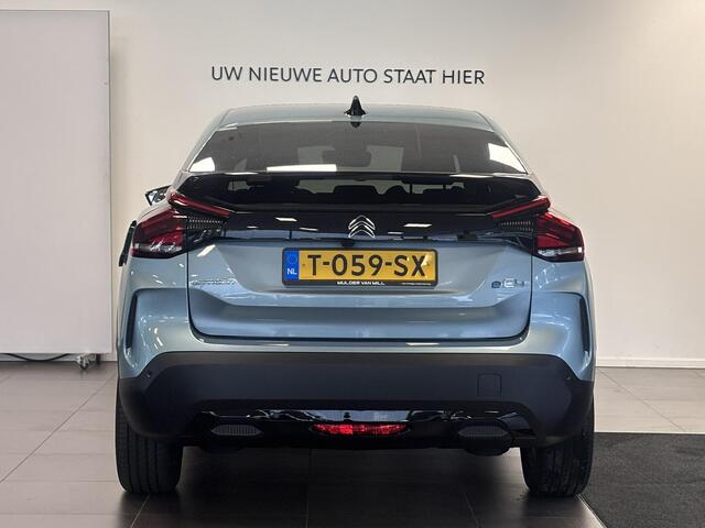Citroen ë-C4 Shine 50kWh EV 136pk AUTOMAAT | UNIEKE KM-STAND! | LEDER | ADAPTIVE CRUISE | NAVI | STOEL+STUURVERW. | APPLE CARPLAY / ANDROID AUTO | CAMERA | CLIMA | DAB+