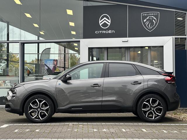 Citroen ë-C4 Feel Pack 50 kWh | Comfort Seats | Stoel-/Voorruitverwarming | Head-Up Display | Parkeercamera/-sensoren | Standkachel | Apple Carplay/Android Auto | Full LED | Navigatie | Climate Control | Adaptive Cruise Control | DAB | Keyless Entry/Start |